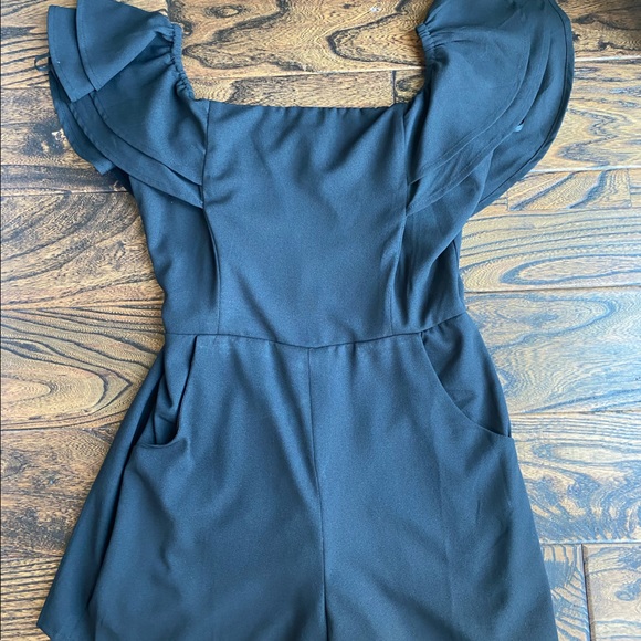 Black Romper - Picture 2 of 4